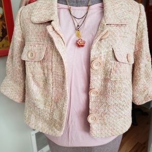 Cute Pink,Tan,Sporty Jacket